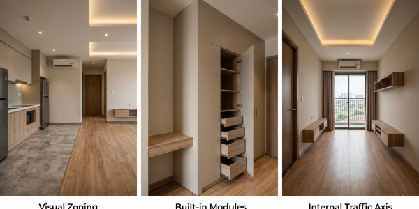 Giải Pháp Thiết Kế Căn Hộ Chung Cư Nhỏ (45m2 - 65m2): Đừng Chỉ Mua Đồ, Hãy Mua Không Gian