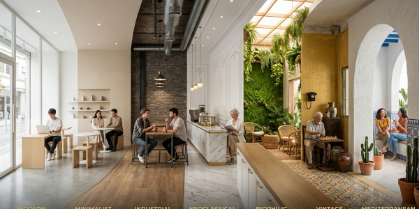 Top 7 Phong Cách Thiết Kế Quán Cafe Xu Hướng, Hút Khách Nhất 2026