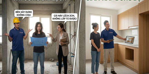 CÓ NÊN CHỌN THIẾT KẾ THI CÔNG NỘI THẤT CÙNG ĐƠN VỊ VỚI THIẾT KẾ THI CÔNG XÂY DỰNG?